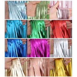 Matte foil fringe curtain, 4pks/lot