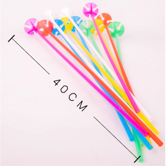 Colorful balloon holder with tray, 100pcs/lot