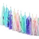 DIY plain tissue paper tassels, 4pks/lot