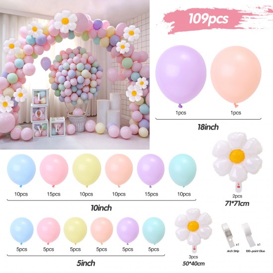 Macaroon balloons Arch Set for Birthdays, Wedding, Anniversary party decorations